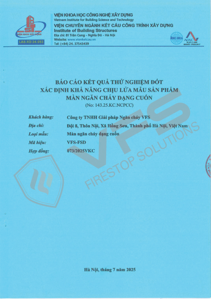 Báo cáo thử nghiệm VFS